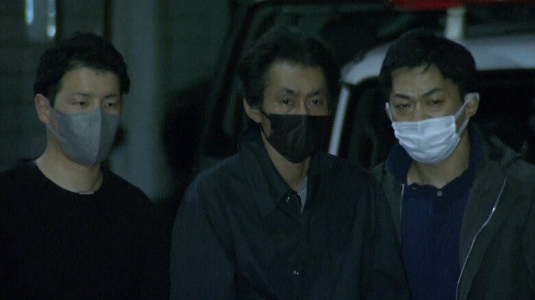 逮捕された町屋亨容疑者(50)(21日 杉並署)
