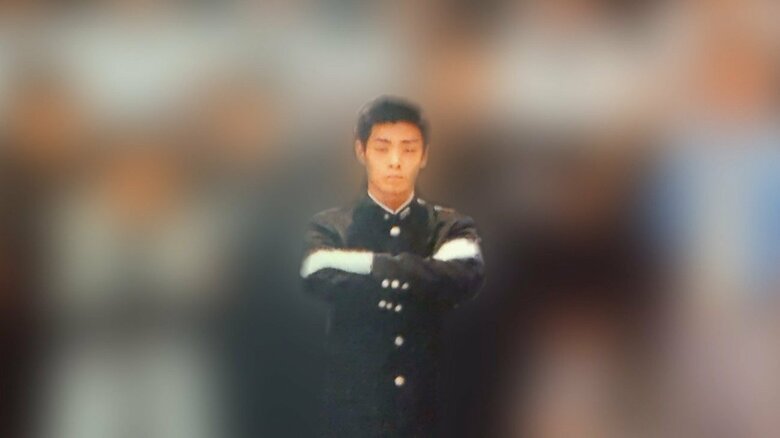高校では応援団に所属 学校生活はひとりで過ごすことが多かったという