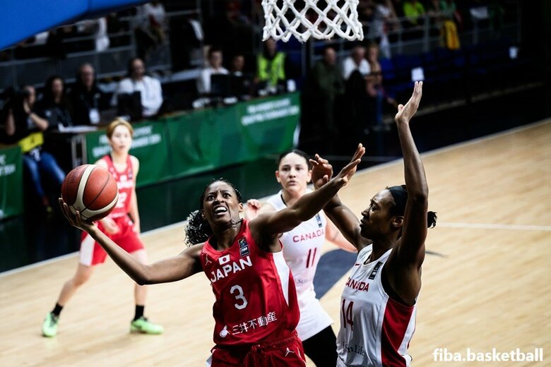 最終・スペイン戦での馬瓜ステファニー（11日、ハンガリー・ショプロン）