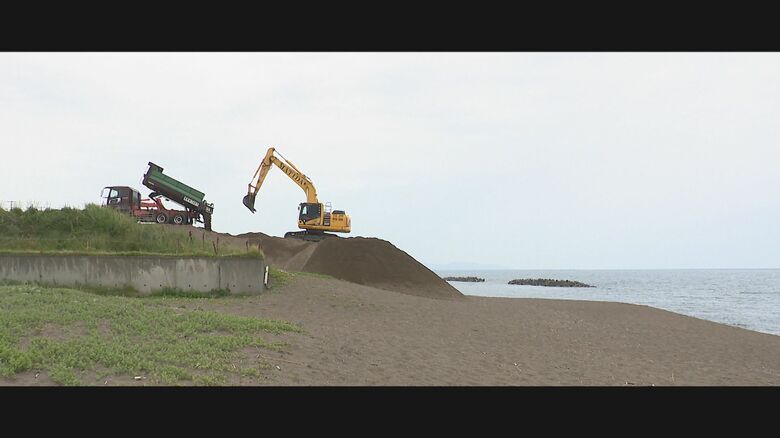 約3500tの砂を運び込み復元（2024年）