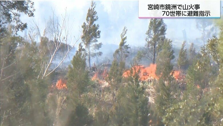 鎮火のめどは立っていない