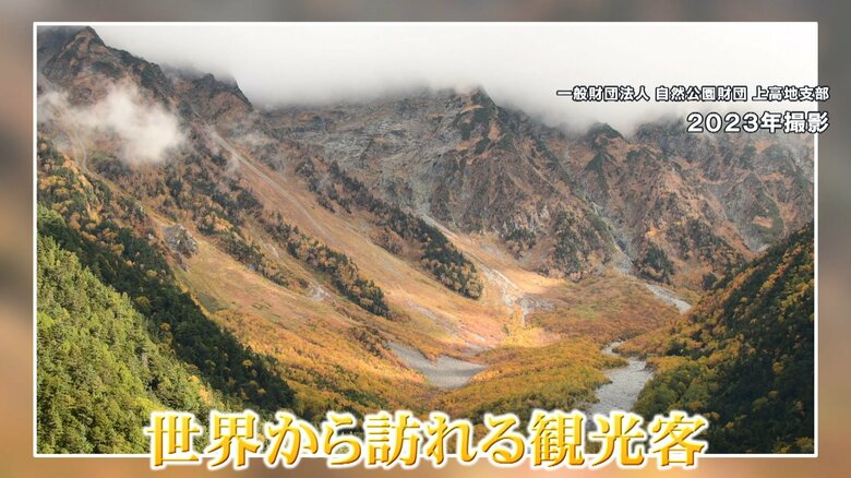 （2023年撮影の上高地の紅葉）