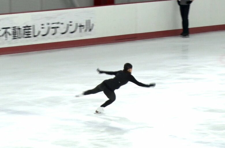 12月上旬の氷上練習で今季初めてトリプルアクセル着氷