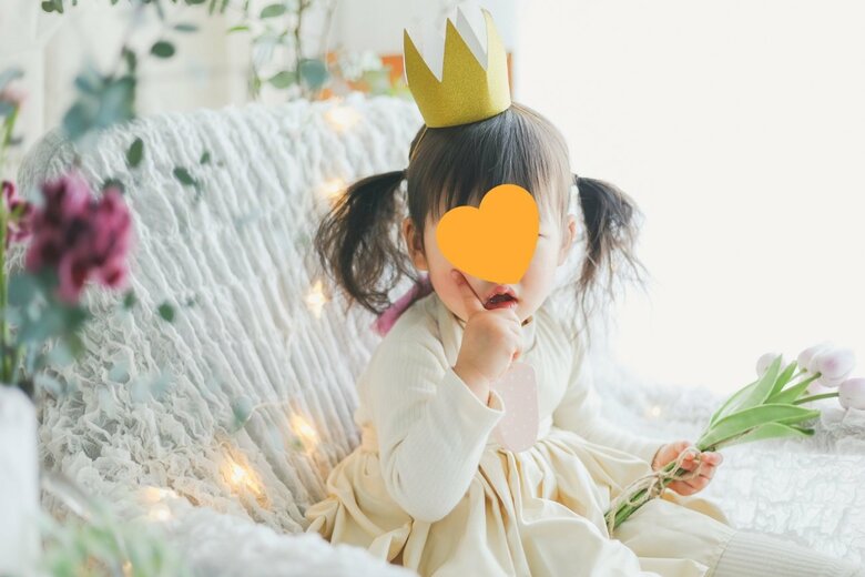 2歳のお誕生日フォト