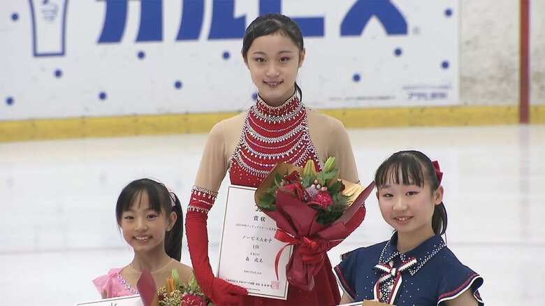 ノービスA女子表彰台（中部選手権）