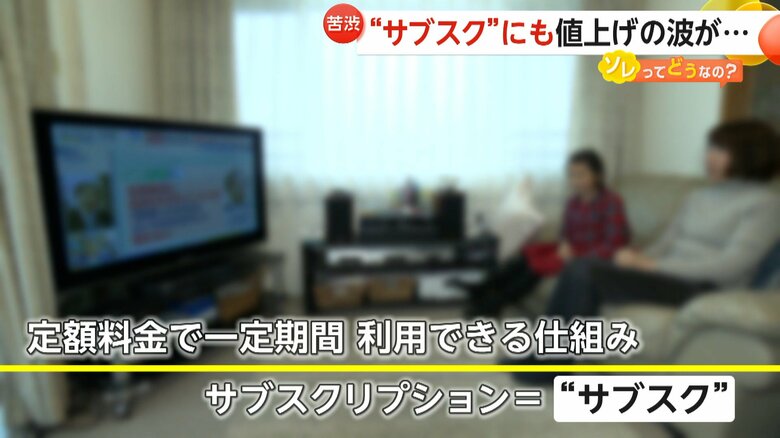 定額料金で商品やサービスを利用できる仕組みのサブスクリプション