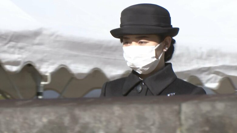 ｢昭和天皇祭の儀」に臨まれる佳子さま（7日午前 武蔵陵墓地）