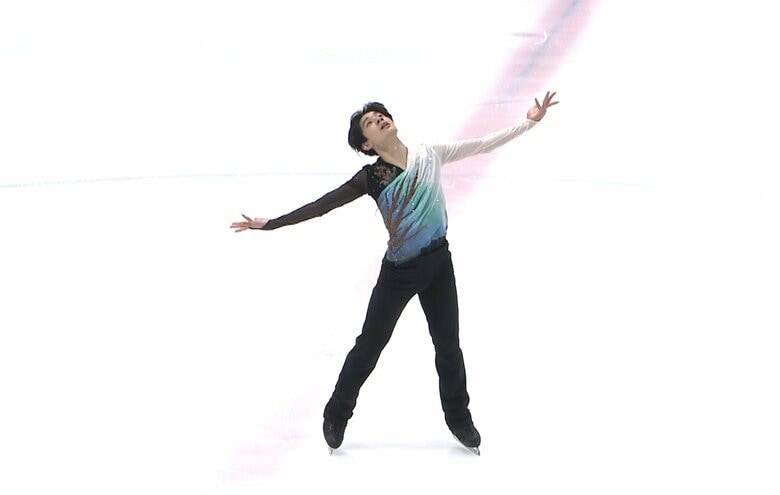 トリプルアクセル2本を完璧に決め自己ベストを更新した森（東京選手権）