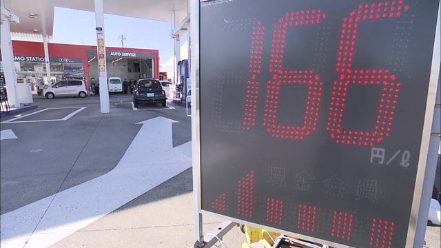 福島県郡山市のガソリンスタンド（2025年10月24日撮影）