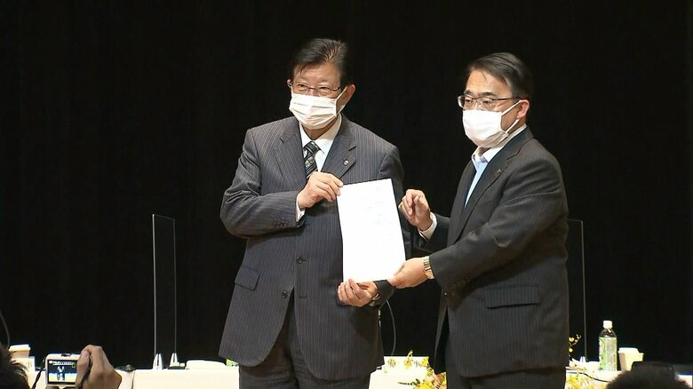 期成同盟会への加盟を申請した川勝知事（2022年6月）