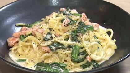 冬の甘みを一皿に「寒じめホウレンソウのパスタ」と父から受け継いだ本格ピザ　遠野駅そばのイタリア料理のダイニングバー　岩手県