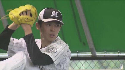 ロッテ佐々木朗希キャンプで初の変化球　3月の実戦初登板を見据えて「焦らず」