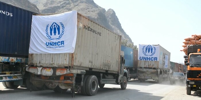 アフガニスタンとパキスタンの国境付近にて撮影 ⒸUNHCR