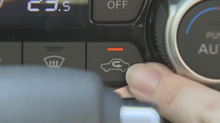 ある程度冷えてきたら内気循環に