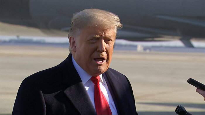 バイデン氏の大統領就任式に出席したい予定のトランプ大統領