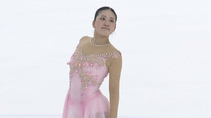 フリーでは観客を引き込む演技を披露した鴨井彬莉彩(中四国九州選手権)