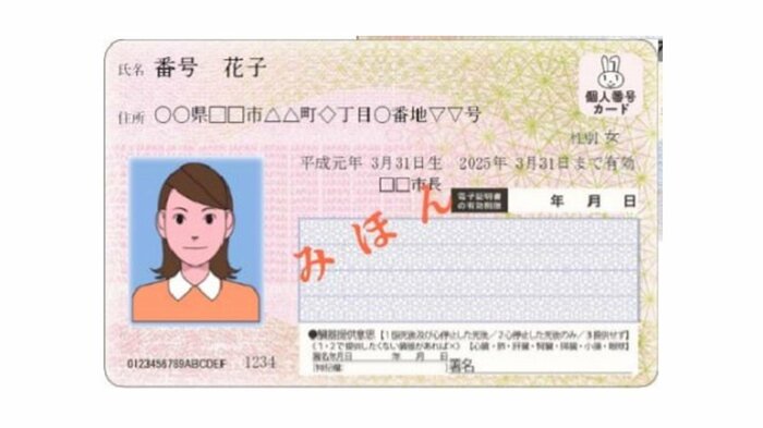 マイナンバーカード(画像:内閣府)