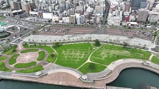 新総合体育館が計画されている鹿児島市のドルフィンポート跡地