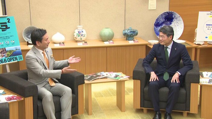 佐賀県知事と長崎県知事の面談
