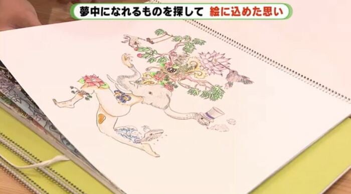 絵の魅力を感じはじめた頃の作品
