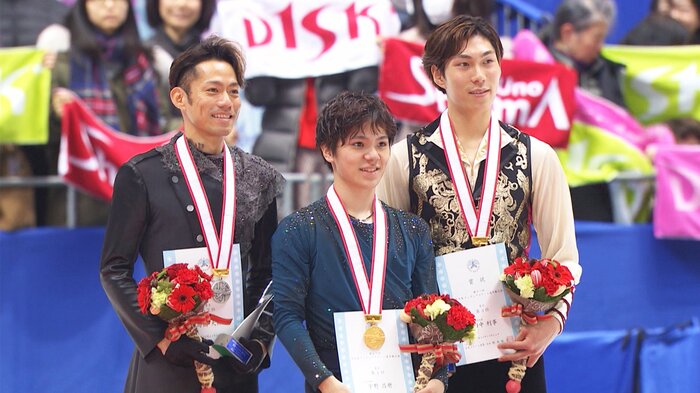 2018年の全日本選手権で宇野は高橋さんと表彰台にのぼった