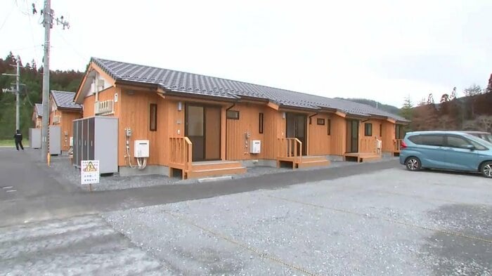 5月、仮設住宅が完成