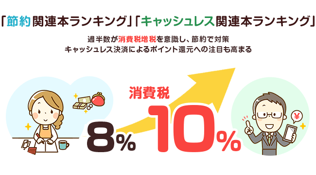 楽天ブックス 10月の消費税増税を前に 節約関連本ランキング キャッシュレス関連本ランキング を発表