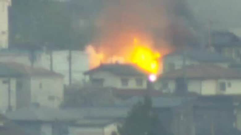 【速報】福島市で火事　火の手が上がる｜FNNプライムオンライン