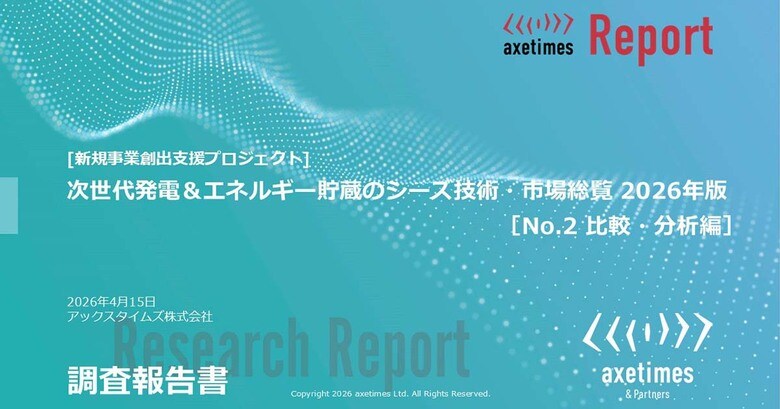 エネルギー貯蔵NEXT14技術の技術戦略・市場評価を調査