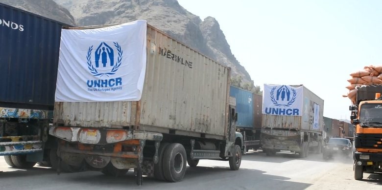 アフガニスタンとパキスタンの国境付近にて撮影 ⒸUNHCR