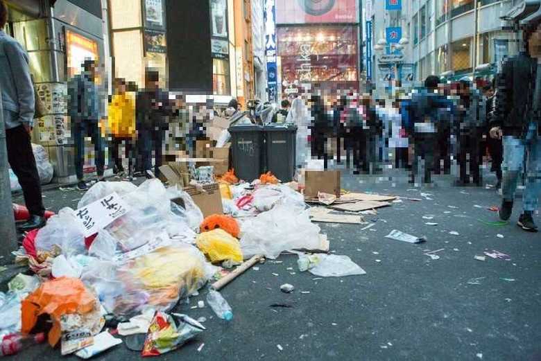 2017年の渋谷の様子