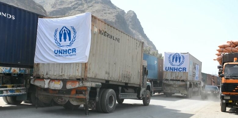 アフガニスタンとパキスタンの国境付近にて撮影　ⒸUNHCR