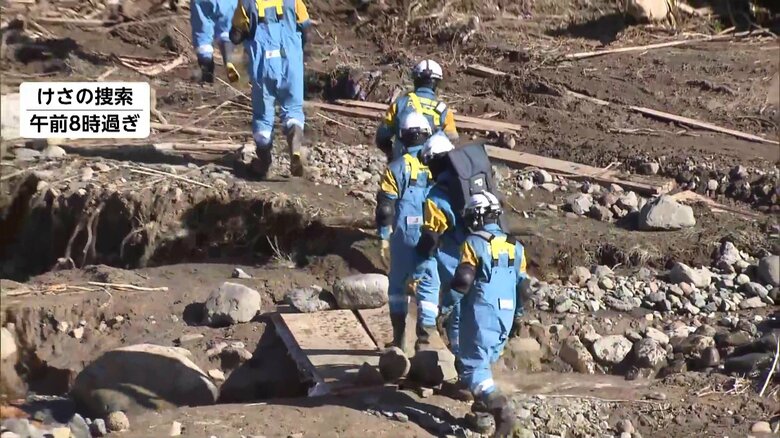 石川・輪島市での捜索の様子