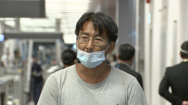 5月14日に解放され帰国した日本人フリージャーナリスト北角裕樹さん