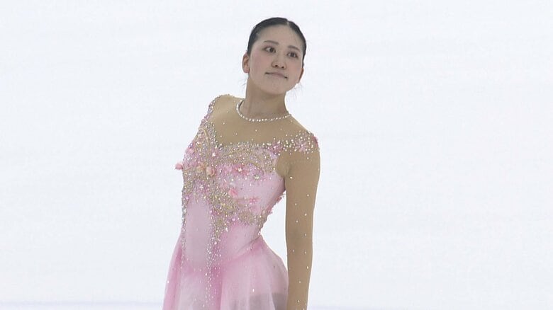 フリーでは観客を引き込む演技を披露した鴨井彬莉彩（中四国九州選手権）