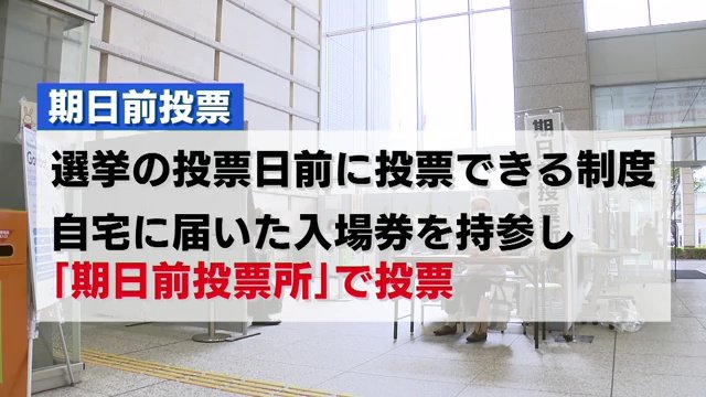 投票日の前に投票できる制度「期日前投票」