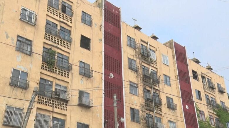 釜山市内のアパート