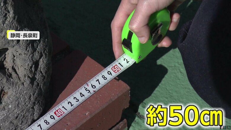 約50cmとベンチに座ると、足が公園から出てしまう大きさの公園