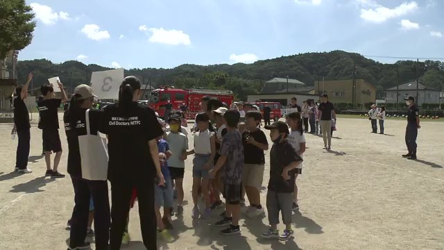 多くの子どもたちが「道路の端」を選択したが正解は「道路の真ん中」
