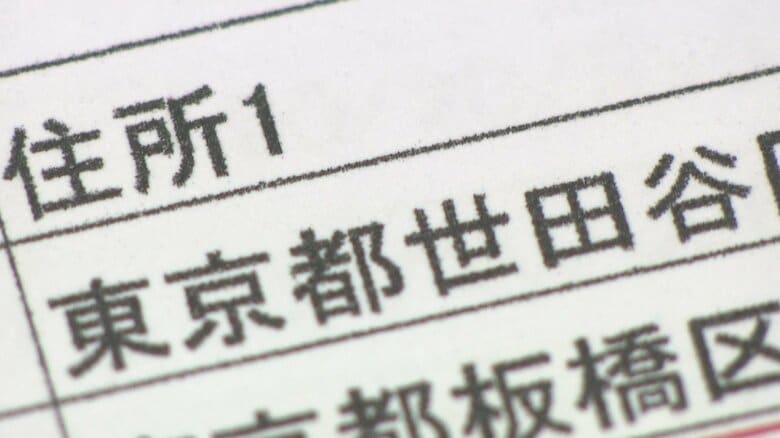 押収された個人情報リスト