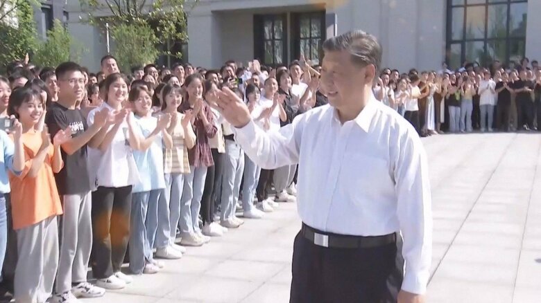 中国・四川省を視察する習近平国家主席
