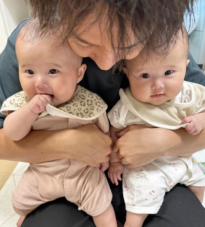 パパと3ショット