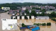 【▶︎動画はこちら】【警戒】中国各地で大雨による浸水被害発生　病院も激しい雨漏りで廊下が水浸し　地滑りで大量の土砂が道路寸断4人死亡　湖南省では町の大部分が冠水し住民避難