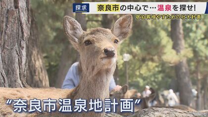 奈良市・行政主体で「温泉探す」計画が発足　「観光客が泊まらない街・奈良市」に温泉で宿泊客を　新年度予算案に「温泉調査費およそ800万円」盛り込む