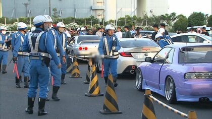 【独自】「不正改造車」が集結する“走り屋の聖地”大黒PAで一斉取り締まり　違反者からあきれた言い訳…外国人観光客も殺到