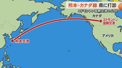 熊本県にカナダ・エドモントン国際空港の運営公団が路線開設を打診　TSMCの熊本進出がきっかけか　チャーター便運航で協議進め実現すれば熊本空港初の北米路線に