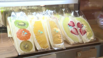 焼き芋に国産完熟マンゴー…“萌え断”フルーツサンドに行列　地元食材にこだわった専門店＆スーパーでは仕入れのプロが手作り【島根発】