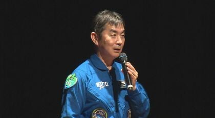 「人間の体の適応力はすごい」油井亀美也さん　2度目の宇宙滞在後、初めて長野県で講演　「好きってだけで才能」宇宙開発に携わる若い才能に期待