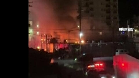 沖縄・北谷町で19人宿泊の施設に放火し宿泊者殺そうと…アメリカ国籍の旅行者（32）逮捕　50代男性が一時意識不明