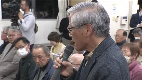 県立高校再編問題　再編対象の「安西高校」で地元説明会　広島